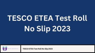 TESCO ETEA Test Roll No Slip 2023