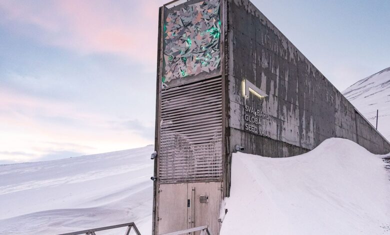 heavy secure vault door with digital security technology